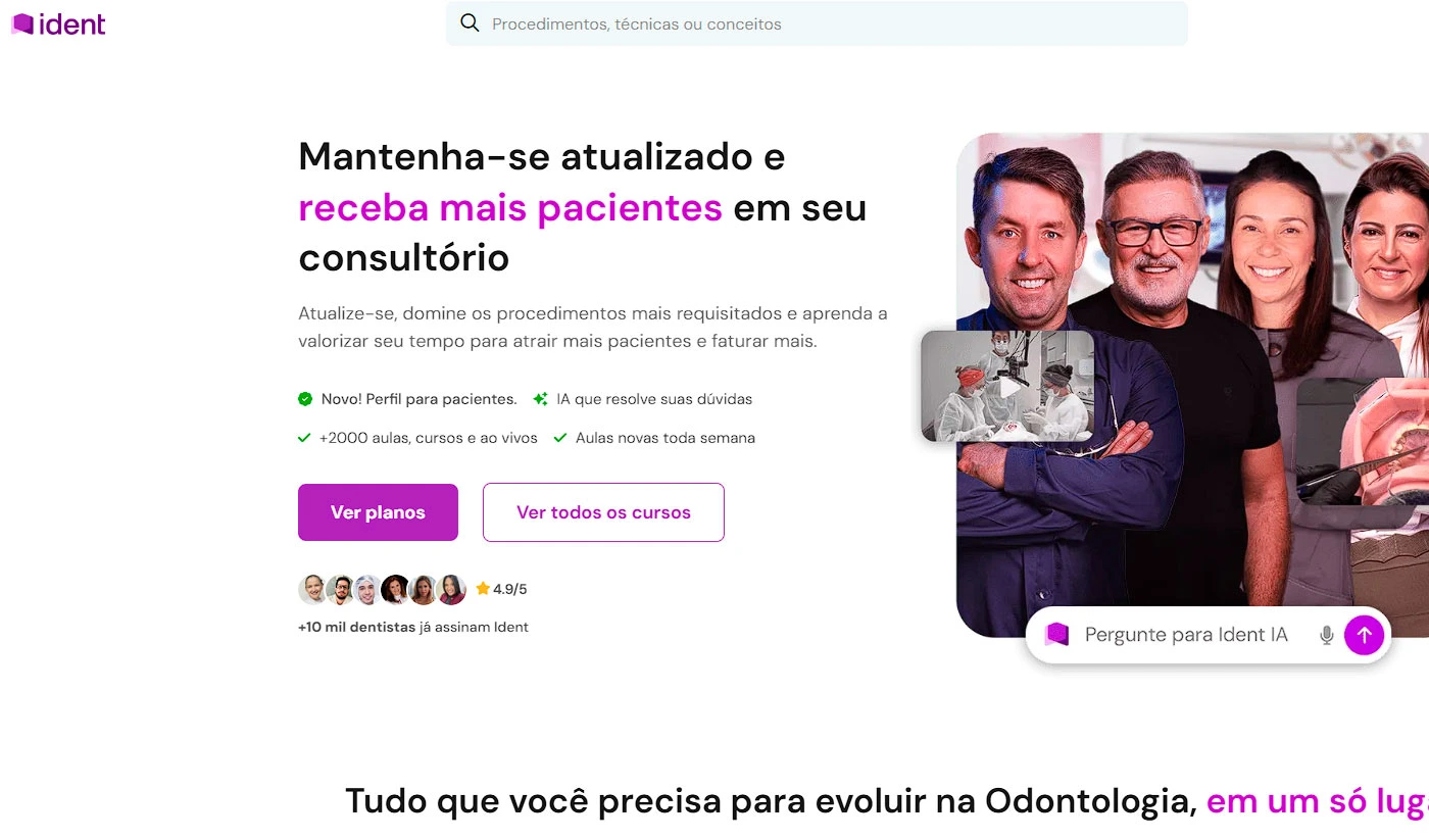 Projeto ident desenvolvido pela Elemento Digital