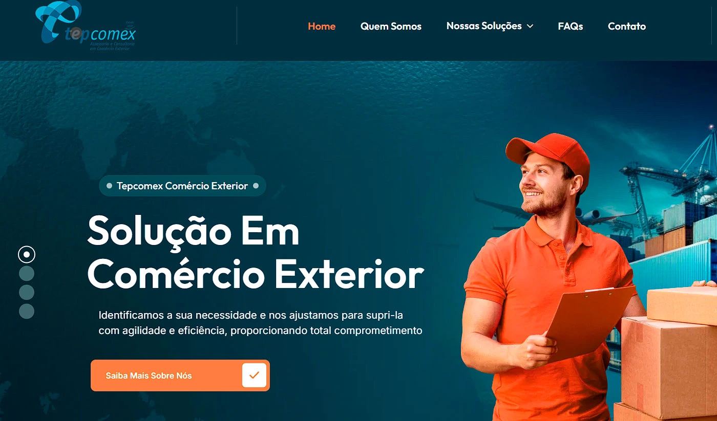 Projeto Tepcomex desenvolvido pela Elemento Digital